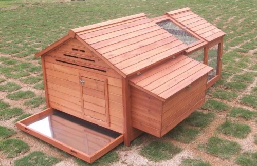 Double Story Chicken Coop With Run Medium Pictures to pin on Pinterest