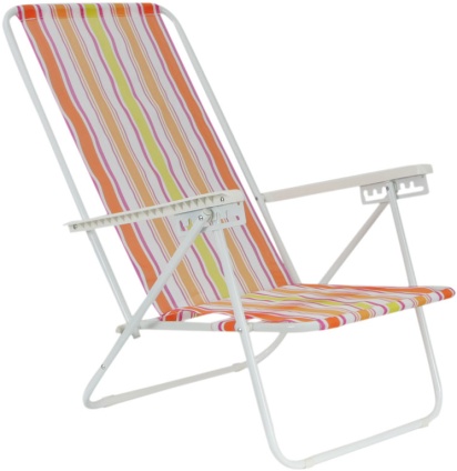 Folding Chairs on This Folding Beach Chair Has 6 Adjustable Positions For Maximum