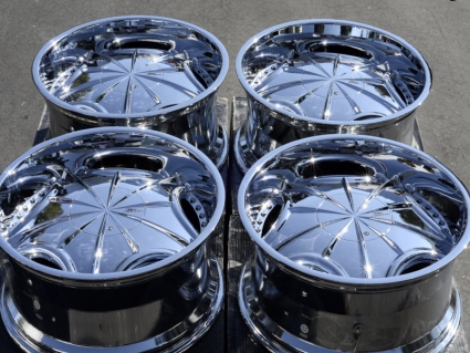 22in Rims on 22 Inch Chrome Automotive Fwd Rims 22  Wheels   Set Of 4