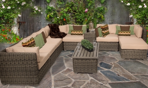 SaferWholesale 2015 Regal 10 Piece Outdoor Wicker Patio Furniture Set
