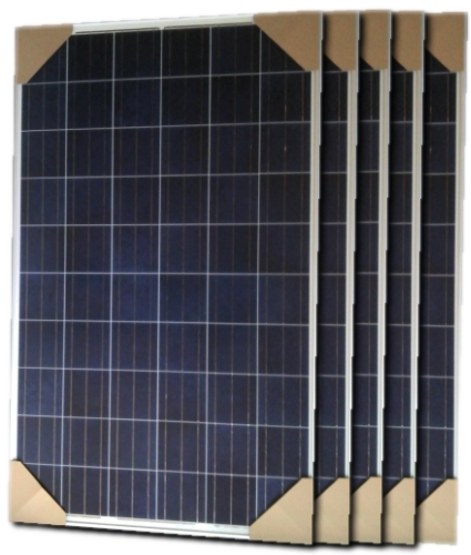 SaferWholesale 230 Watt Solar Panel - 5 Panels, 1150 Total Watts