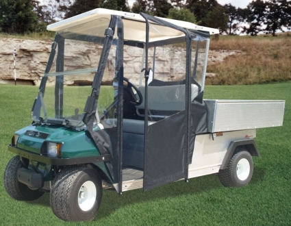 SaferWholesale Club Car Carry All Sunbrella Golf Cart Enclosure