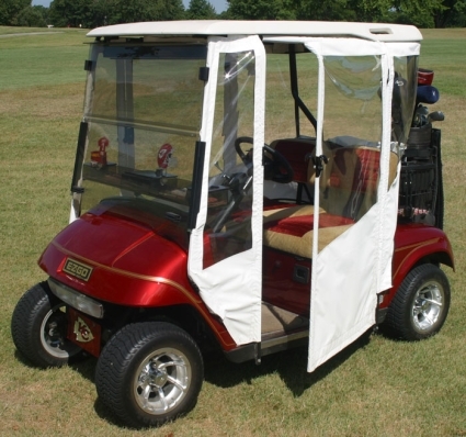 SaferWholesale EZ-GO TXT Sunbrella Golf Cart Enclosure