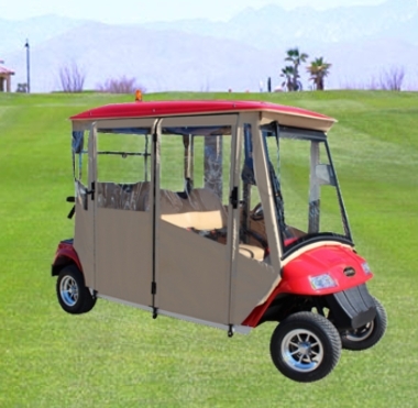 SaferWholesale Vinyl Star Car 48-4L Golf Cart Enclosure