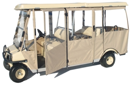 SaferWholesale Club Car Villager 6 Sunbrella Golf Cart Enclosure