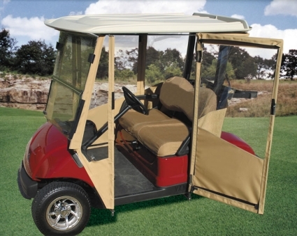 SaferWholesale Yamaha Drive Sunbrella Golf Cart Enclosure