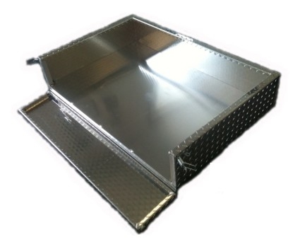 SaferWholesale Heavy Duty Aluminum Cargo Box/Utility Bed for Yamaha G14-G19 Golf Carts