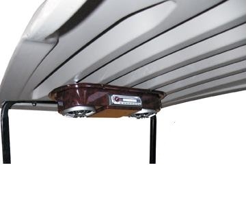 SaferWholesale Woodgrain Universal Golf Cart Overhead Radio Console