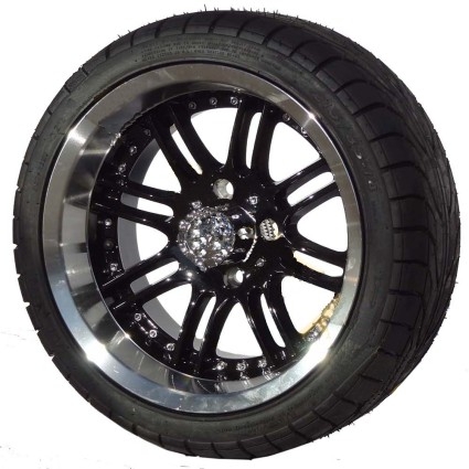 SaferWholesale Lifted Golf Cart Tires and 14
