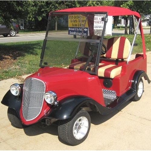 SaferWholesale '34 Old Roadster Car Custom Club Car Golf Cart
