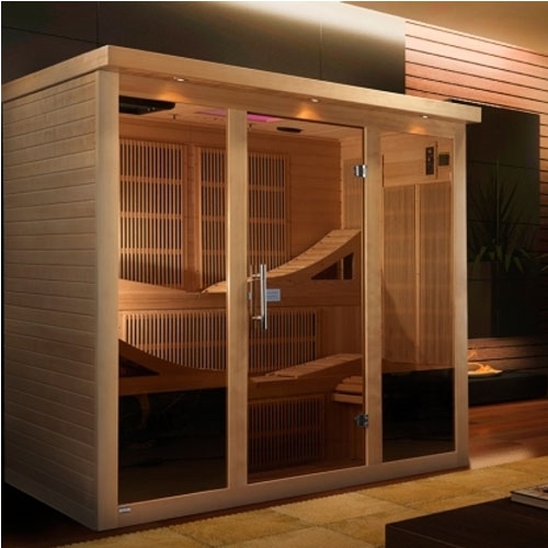 SaferWholesale 6 Person Dynamic Desert Storm Sauna with Carbon Heating