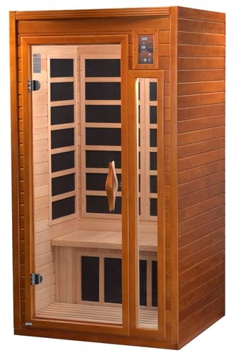 SaferWholesale 1-2 Person Infrared Sauna with 6 Heaters - Barcelona Edition