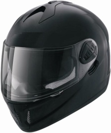 SaferWholesale Adult Black Glossy Motorcycle Helmet (DOT Approved)