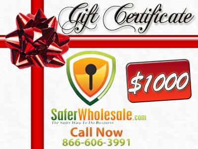 SaferWholesale $1000 Gift Certificate