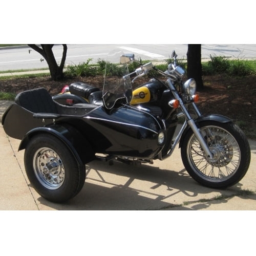 SaferWholesale Classical RocketTeer Side Car Motorcycle Sidecar Kit - All Brands