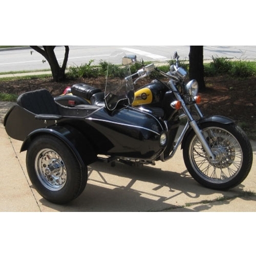 SaferWholesale Classical RocketTeer Side Car Motorcycle Sidecar Kit - Harley Davidson Models