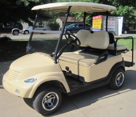 SaferWholesale Carmel Beige PT Cruiser Custom Club Car Golf Cart