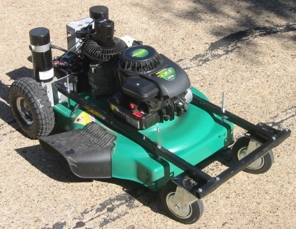 SaferWholesale Remote Control Lawn Mower Gas Powered Robotic Robo Remote Controlled LawnMower