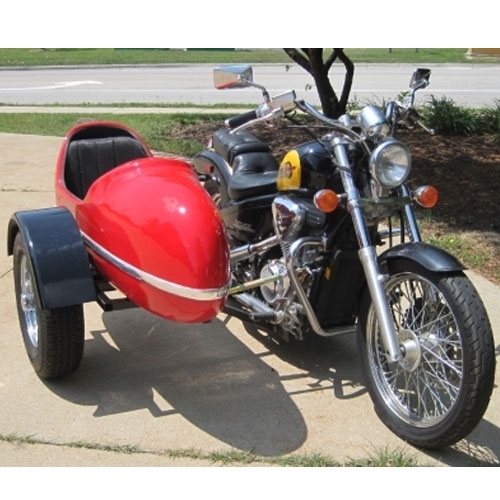 SaferWholesale RocketTeer Side Car Motorcycle Sidecar Kit - All Kawasaki Models