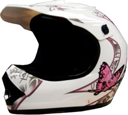 Youth Butterfly Dirt Bike Motocross MX Helmet (DOT Approved)