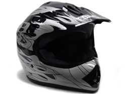Youth Flame Dirt Bike Motocross MX Helmet (DOT Approved)