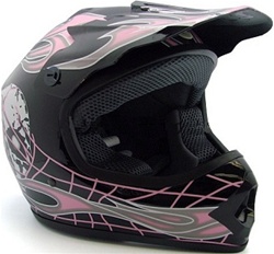Youth Skull Dirt Bike Motocross MX Helmet (DOT Approved)