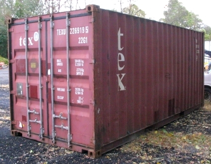 SaferWholesale 20' Used Cargo Shipping Storage Container