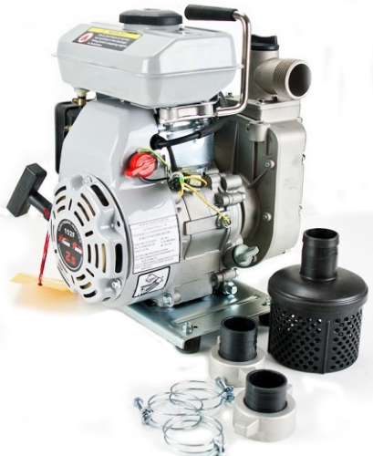 SaferWholesale Industrial 2.5HP 97cc 4 Stroke Air Cooled Gas Powered Trash Water Pump w/ 1.5