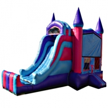 SaferWholesale Commercial Grade Inflatable 3in1 Princess Castle Slide Combo Bouncy House