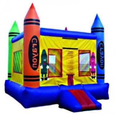 SaferWholesale Commercial Grade Inflatable Crayon Jumper Bouncer Bouncy House