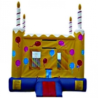 SaferWholesale Commercial Grade Inflatable Birthday Cake Castle Bouncer Bouncy House