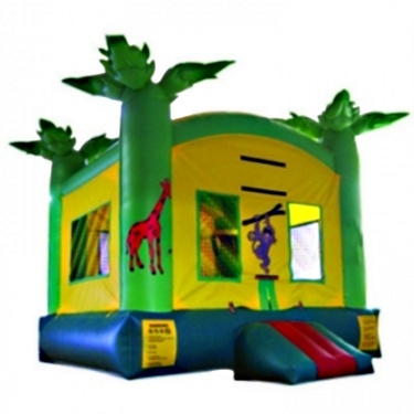 SaferWholesale Commercial Grade Inflatable Tropical Jungle Bouncer Bouncy House