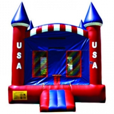 SaferWholesale Commercial Grade Inflatable USA American Castle Bouncer Bouncy House