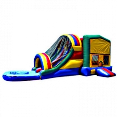 SaferWholesale Commercial Grade Inflatable 3in1 Module Water Combo Bouncy House
