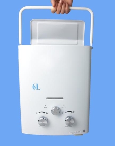 SaferWholesale Indoor / Outdoor 6L Portable Liquid Propane Gas Tankless Water Heater