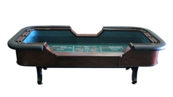 High Quality 8 Foot Authentic Casino Style Craps Table