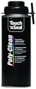 SaferWholesale Touch N Seal Poly-Clean Polyurethane Foam Cleaner - 12 Cans