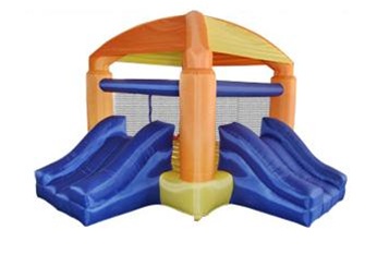 SaferWholesale Multiple Activity Inflatable 5 in 1 Castle Bouncer Bouncy House