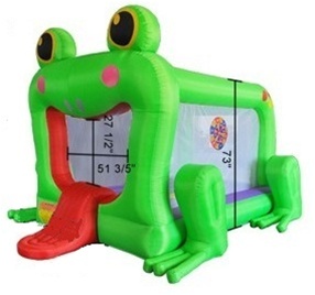 SaferWholesale Frog Inflatable Bounce House Bouncy House w/ Blower