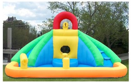 SaferWholesale Inflatable Castle Bouncer Bouncy House With Water Slide