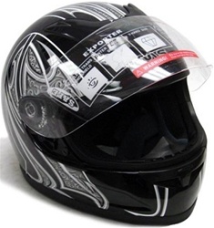 Adult Motorcycle Full Face Helmet (DOT Approved)