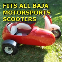 SaferWholesale Baja Motorsports Scooter Sidecar Kit