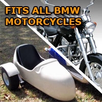SaferWholesale BMW Side Car Motorcycle Sidecar Kit