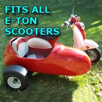 SaferWholesale E-Ton Side Car Scooter Moped Sidecar Kit