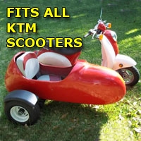 SaferWholesale KTM Side Car Scooter Moped Sidecar Kit