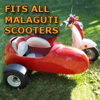 SaferWholesale Malaguti Side Car Scooter Moped Sidecar Kit