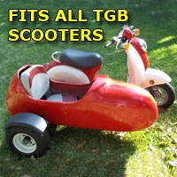 SaferWholesale TGB Side Car Scooter Moped Sidecar Kit
