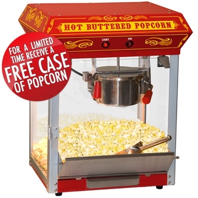 SaferWholesale Carnival Style 4oz Hot Oil Popcorn Machine