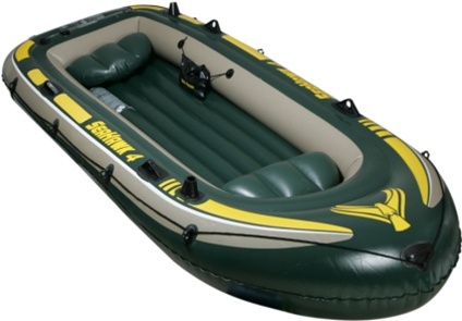 SaferWholesale 4 Person Inflatable Boat Set