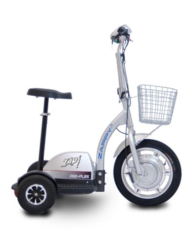 SaferWholesale Zappy3 PRO FLEX Three Wheel Mobility Seg Scooter